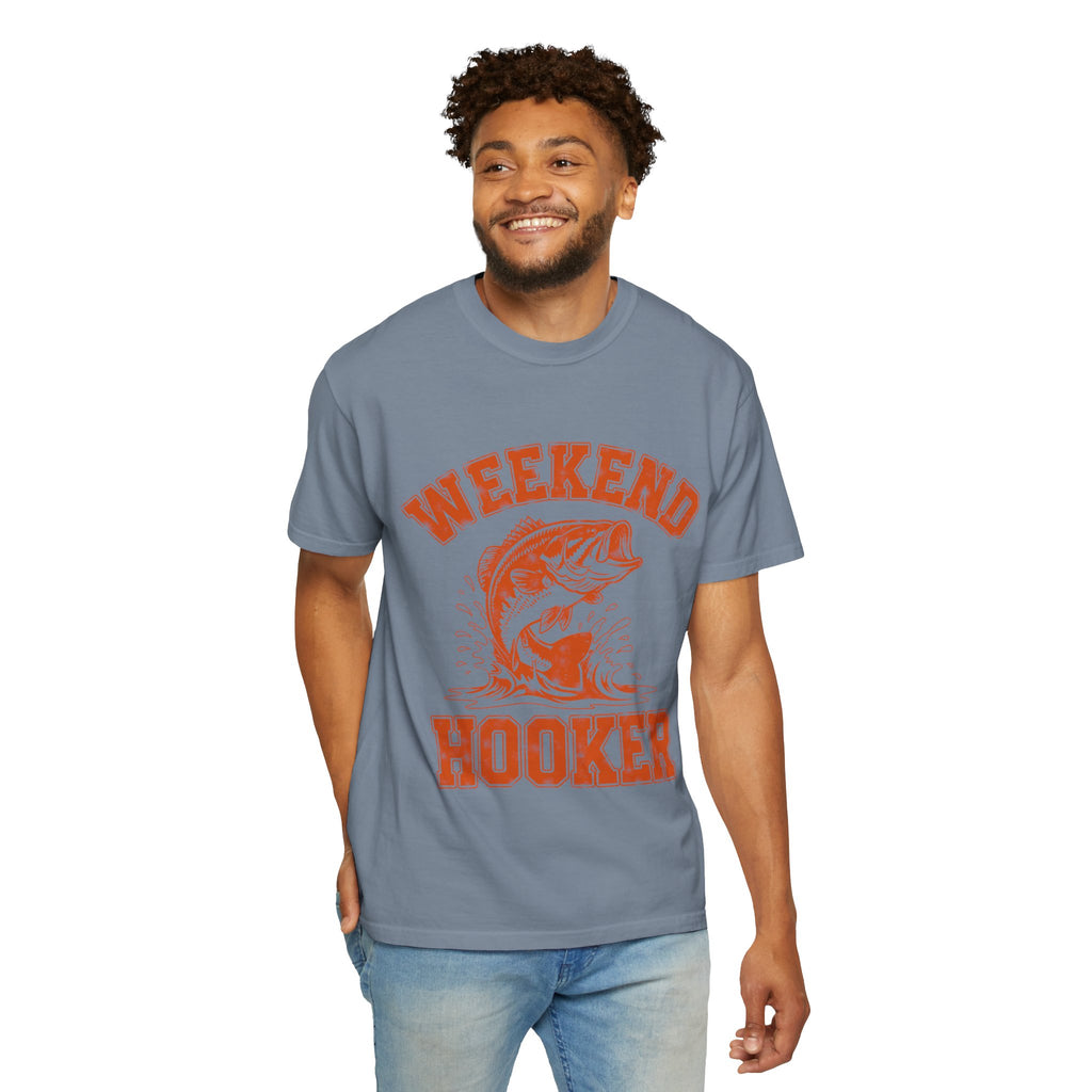 Weekend Hooker Fishing T-Shirt — Bass Graphic Tee for Anglers