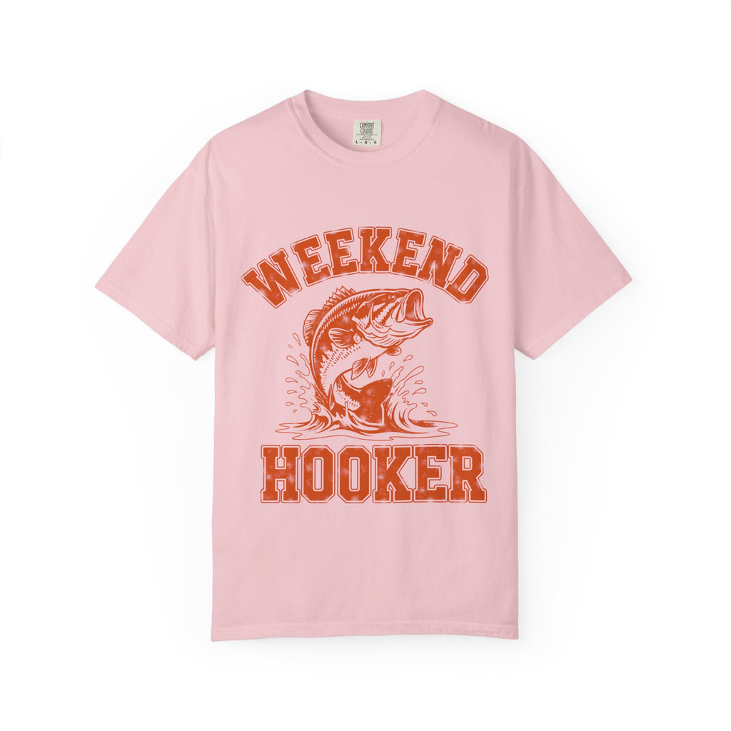 Weekend Hooker Fishing T-Shirt — Bass Graphic Tee for Anglers