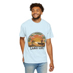 Lake Life T-Shirt — Retro Sunset Fishing Graphic Tee