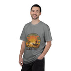 Lake Life T-Shirt — Retro Sunset Fishing Graphic Tee