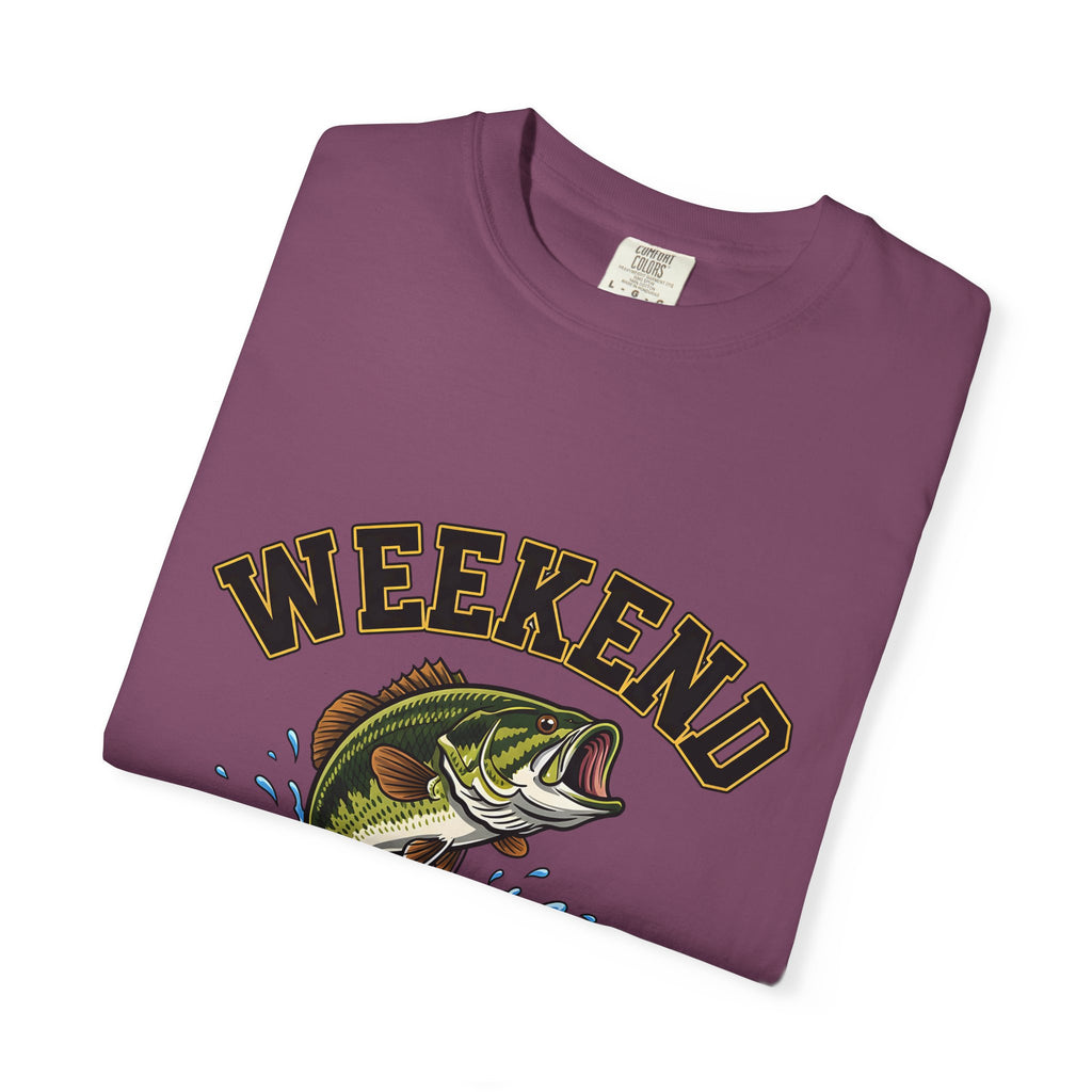 Weekend Hooker Fishing T-Shirt — Bass Graphic Tee for Anglers
