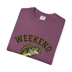 Weekend Hooker Fishing T-Shirt — Bass Graphic Tee for Anglers