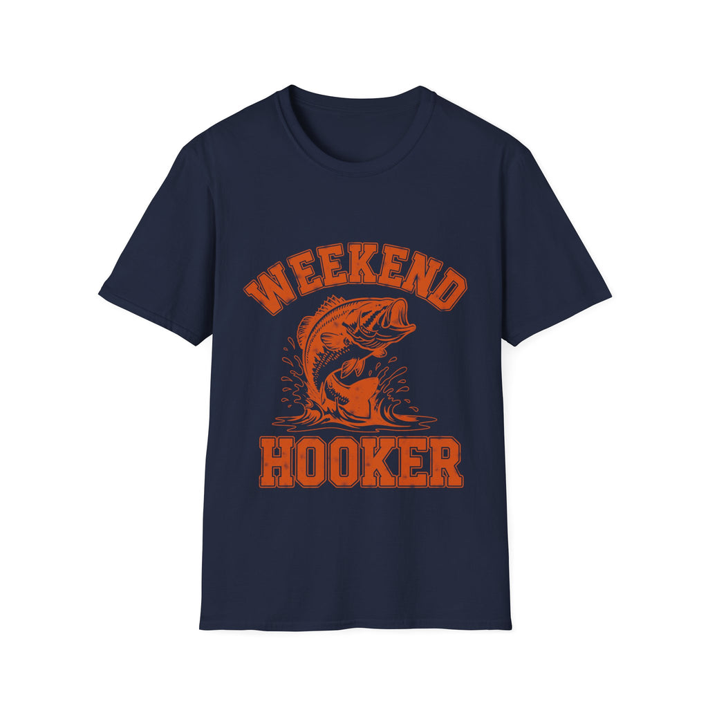 Weekend Hooker T-Shirt – Funny Bass Fishing