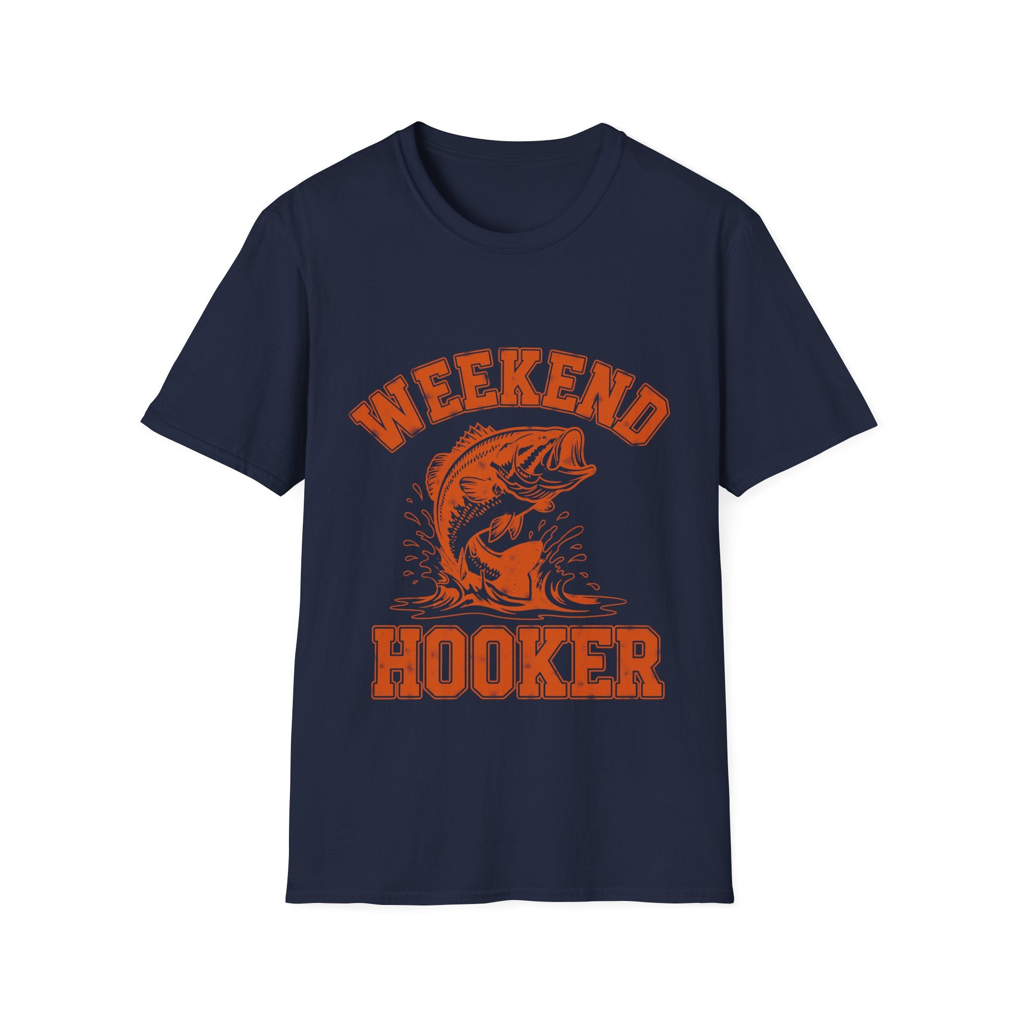 Weekend Hooker T-Shirt – Funny Bass Fishing