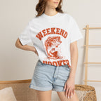Weekend Hooker Fishing T-Shirt — Bass Graphic Tee for Anglers