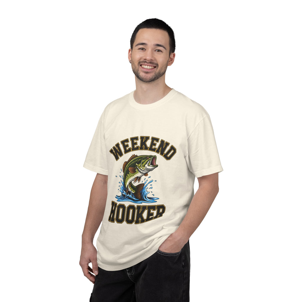 Weekend Hooker Fishing T-Shirt — Bass Graphic Tee for Anglers