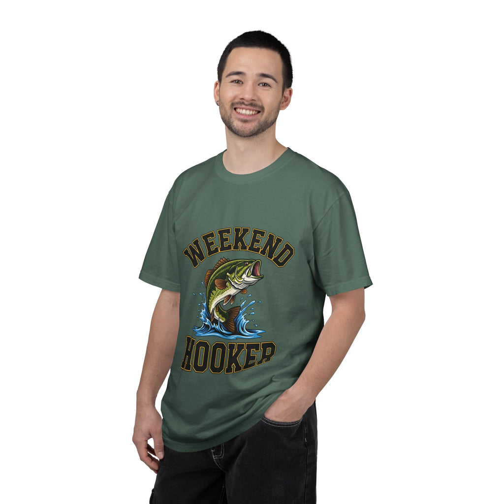 Weekend Hooker Fishing T-Shirt — Bass Graphic Tee for Anglers