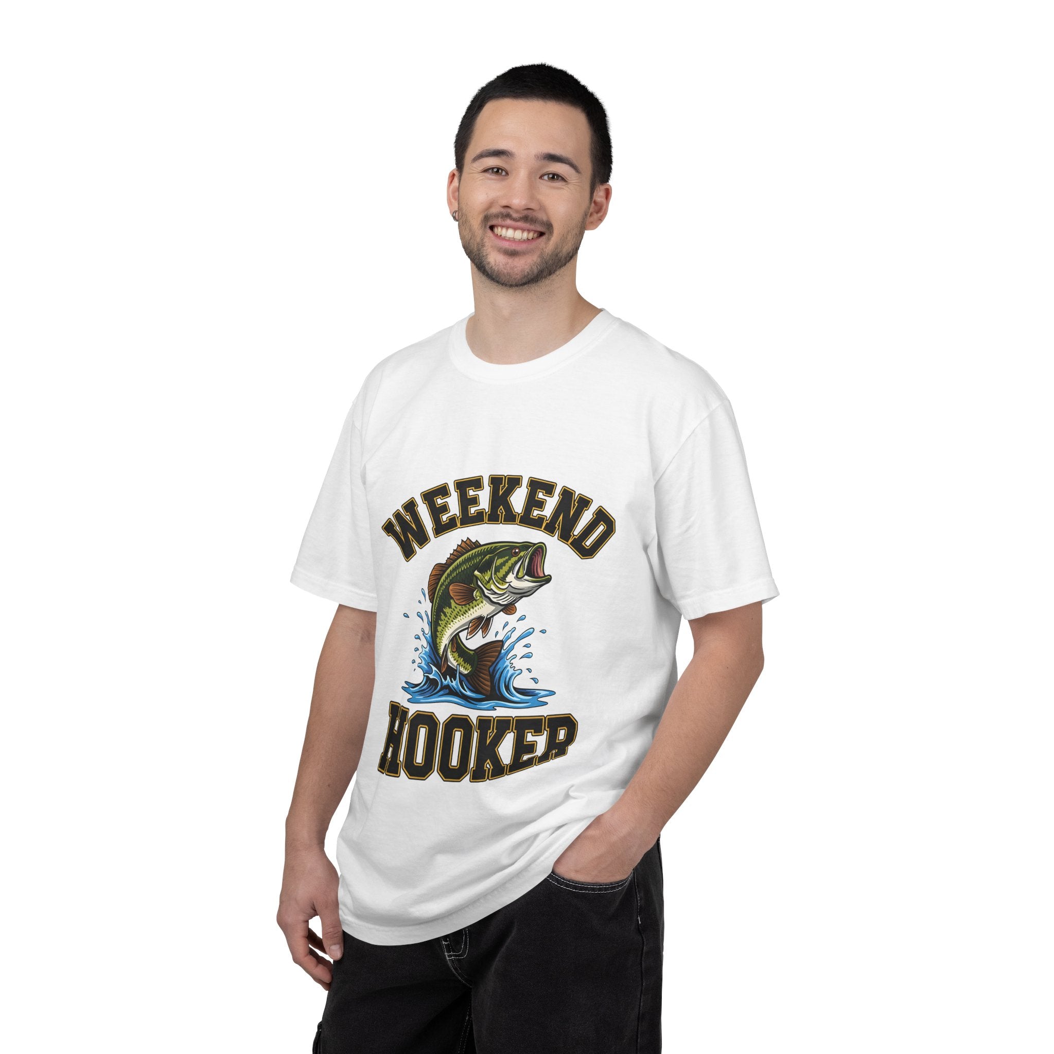 Weekend Hooker Fishing T-Shirt — Bass Graphic Tee for Anglers