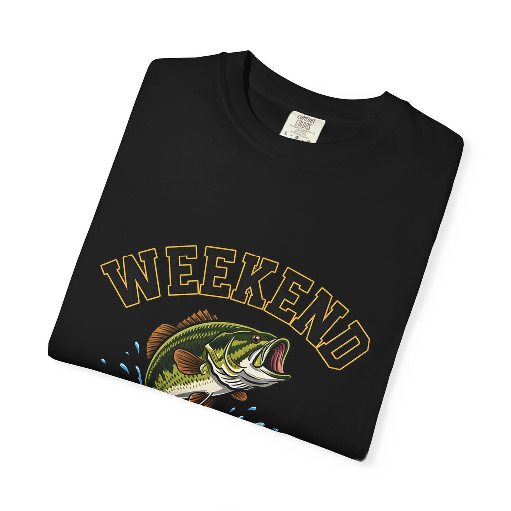 Weekend Hooker Fishing T-Shirt — Bass Graphic Tee for Anglers