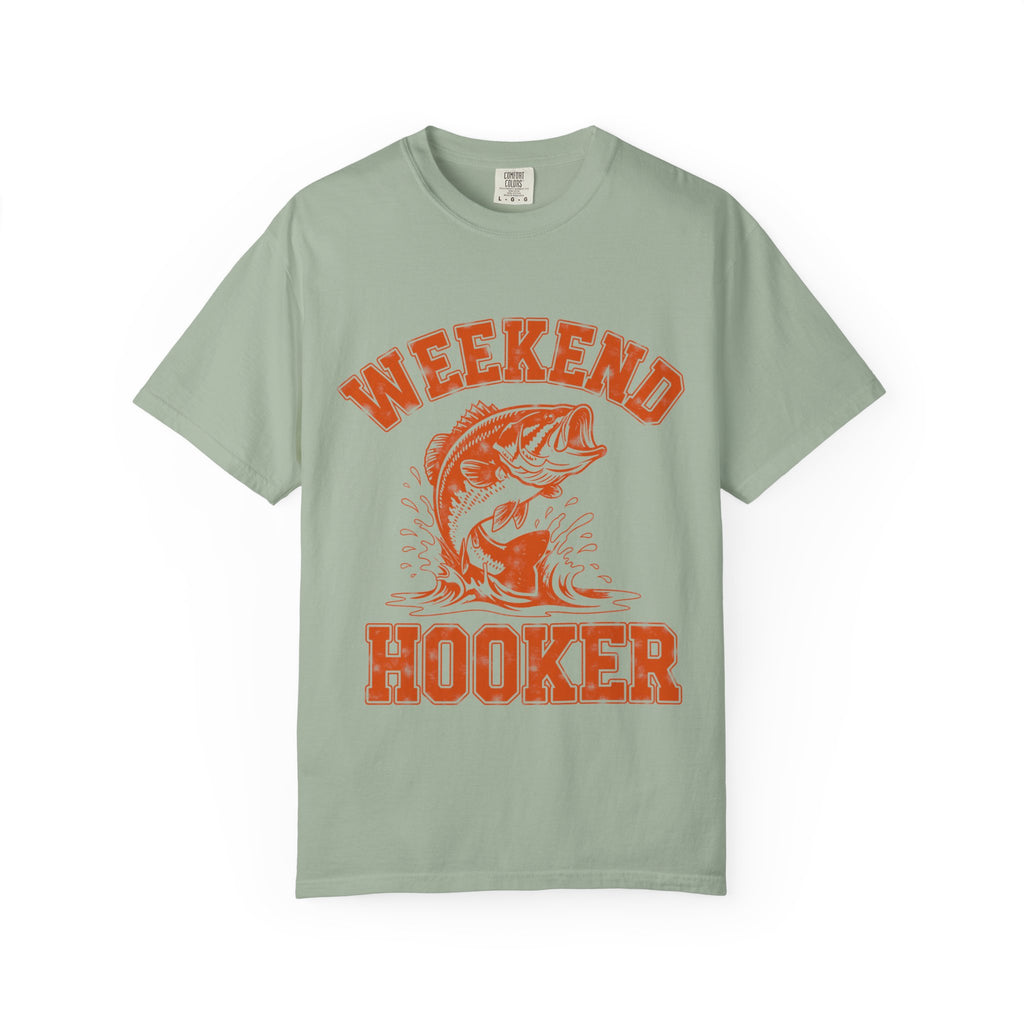 Weekend Hooker Fishing T-Shirt — Bass Graphic Tee for Anglers