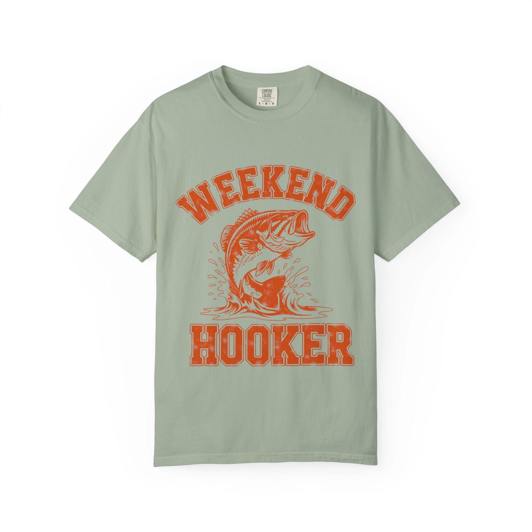 Weekend Hooker Fishing T-Shirt — Bass Graphic Tee for Anglers