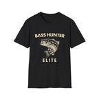 Bass Hunter Elite Vintage Fishing Angler T-Shirt
