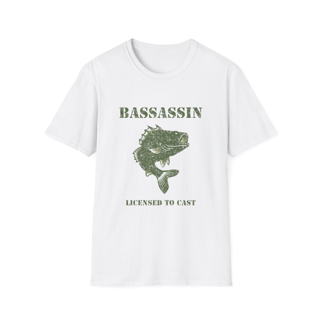 American Flag Bass Fishing T-Shirt