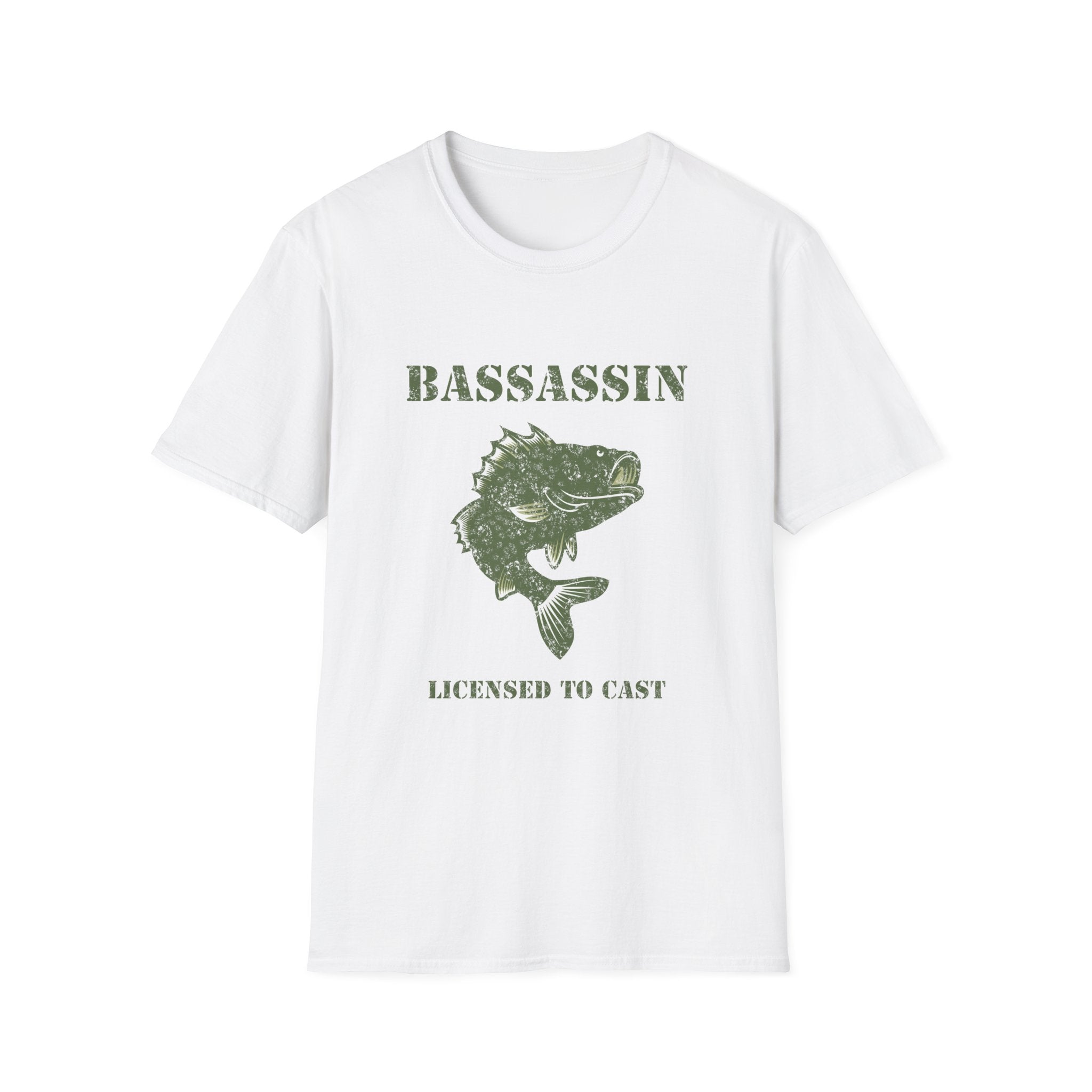 American Flag Bass Fishing T-Shirt