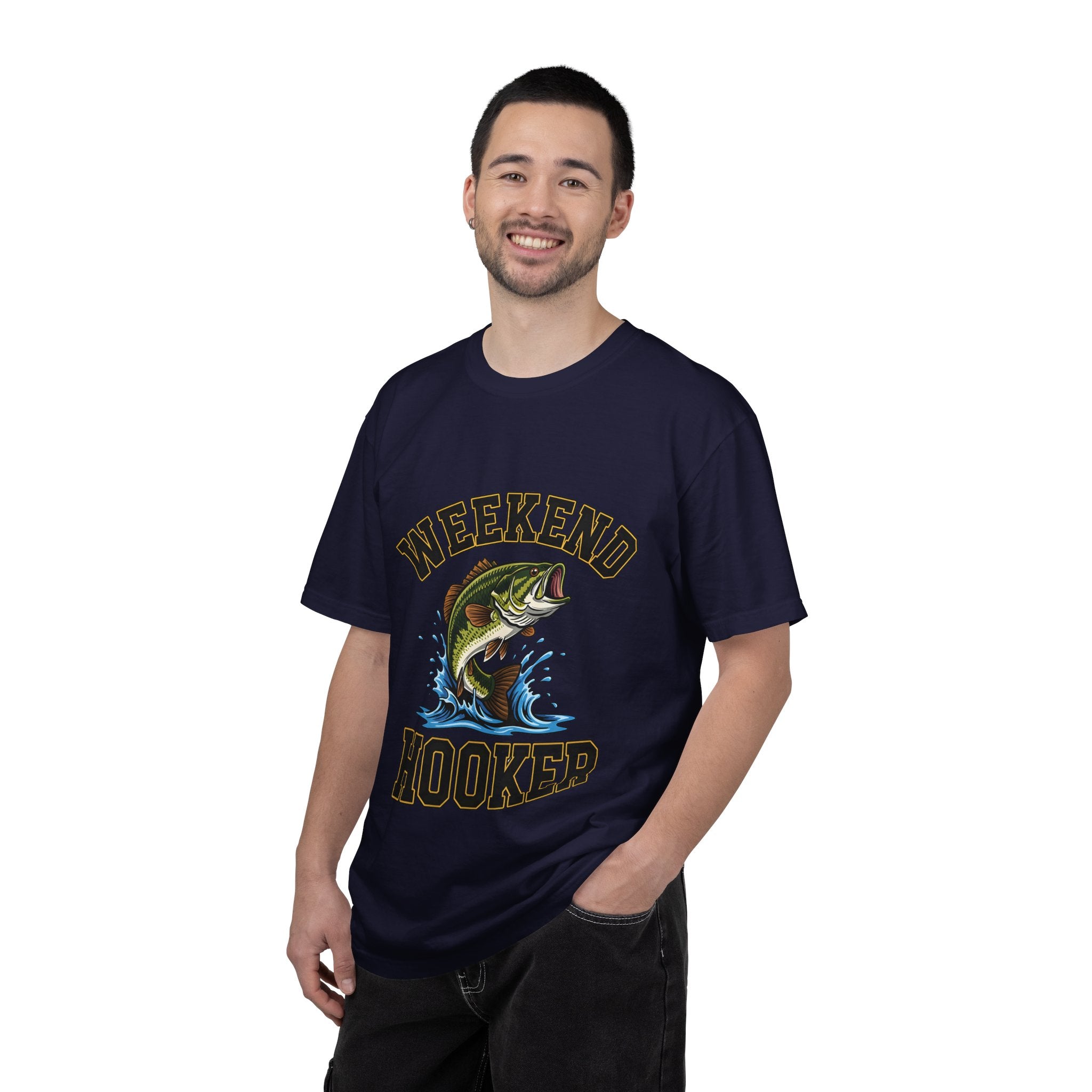 Weekend Hooker Fishing T-Shirt — Bass Graphic Tee for Anglers