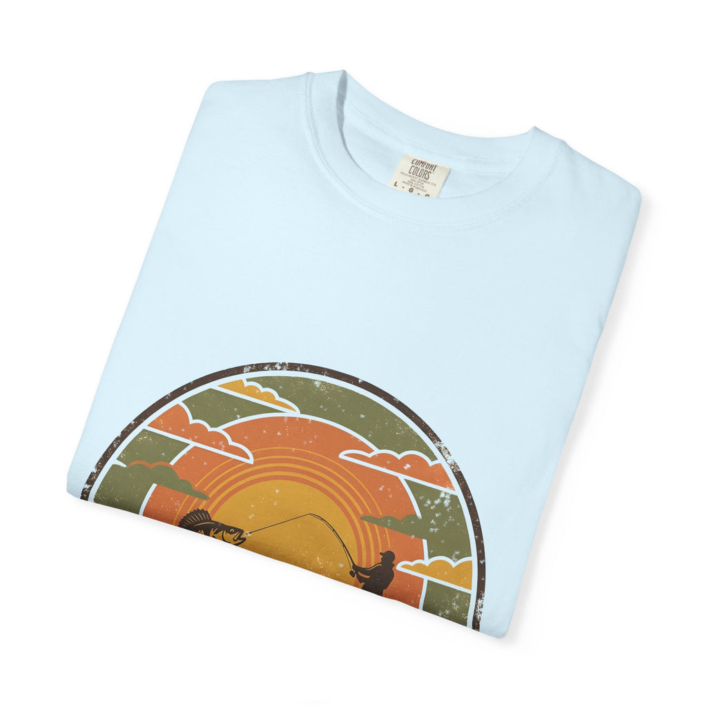 Lake Life T-Shirt — Retro Sunset Fishing Graphic Tee