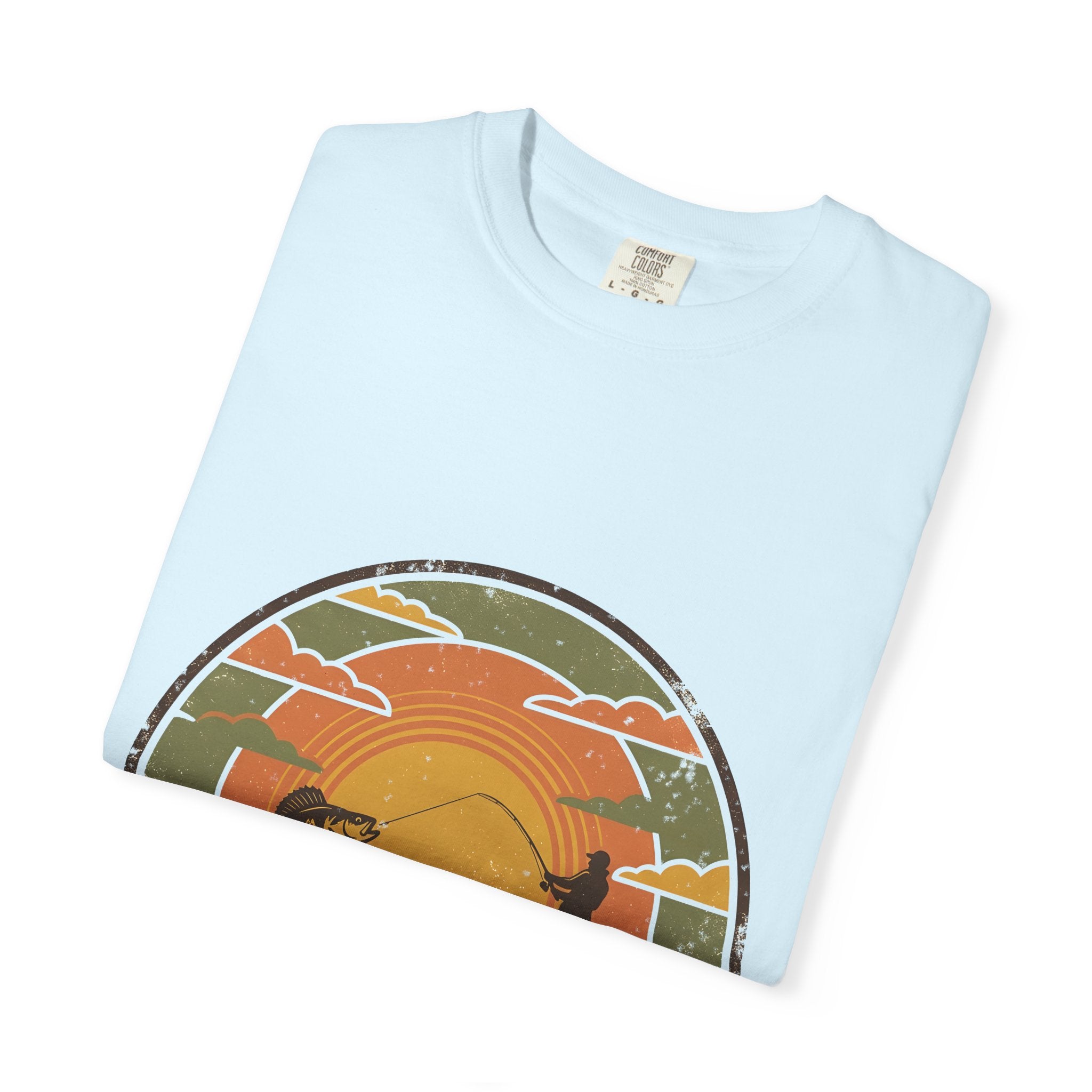 Lake Life T-Shirt — Retro Sunset Fishing Graphic Tee