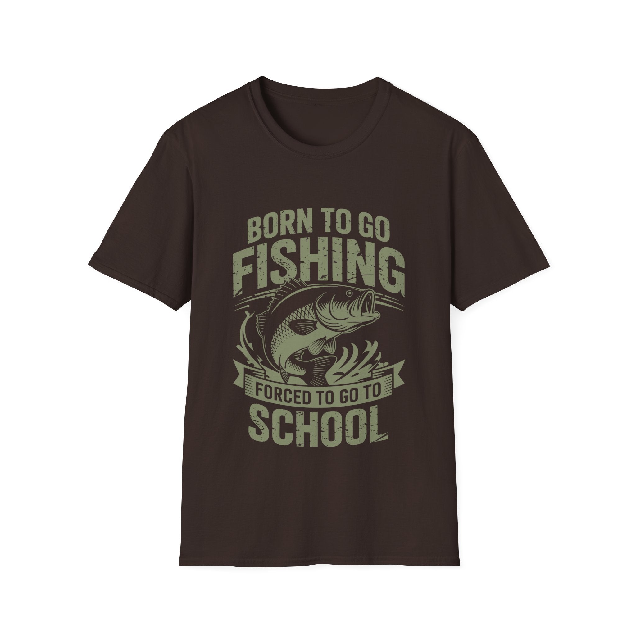 Born To Fish Forced School T-Shirt