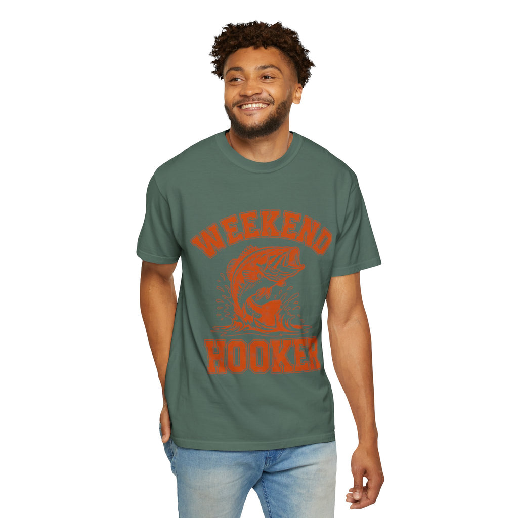 Weekend Hooker Fishing T-Shirt — Bass Graphic Tee for Anglers