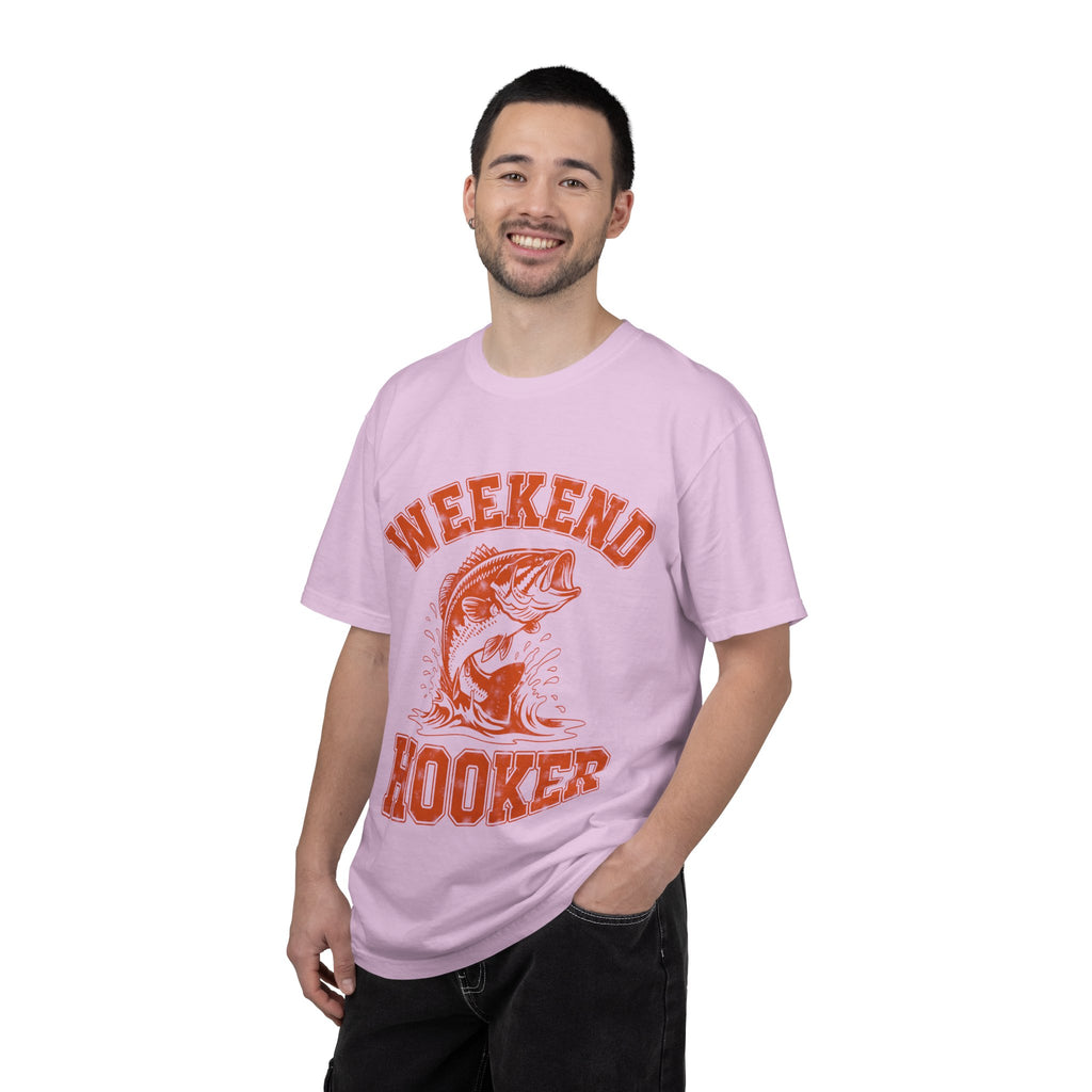 Weekend Hooker Fishing T-Shirt — Bass Graphic Tee for Anglers