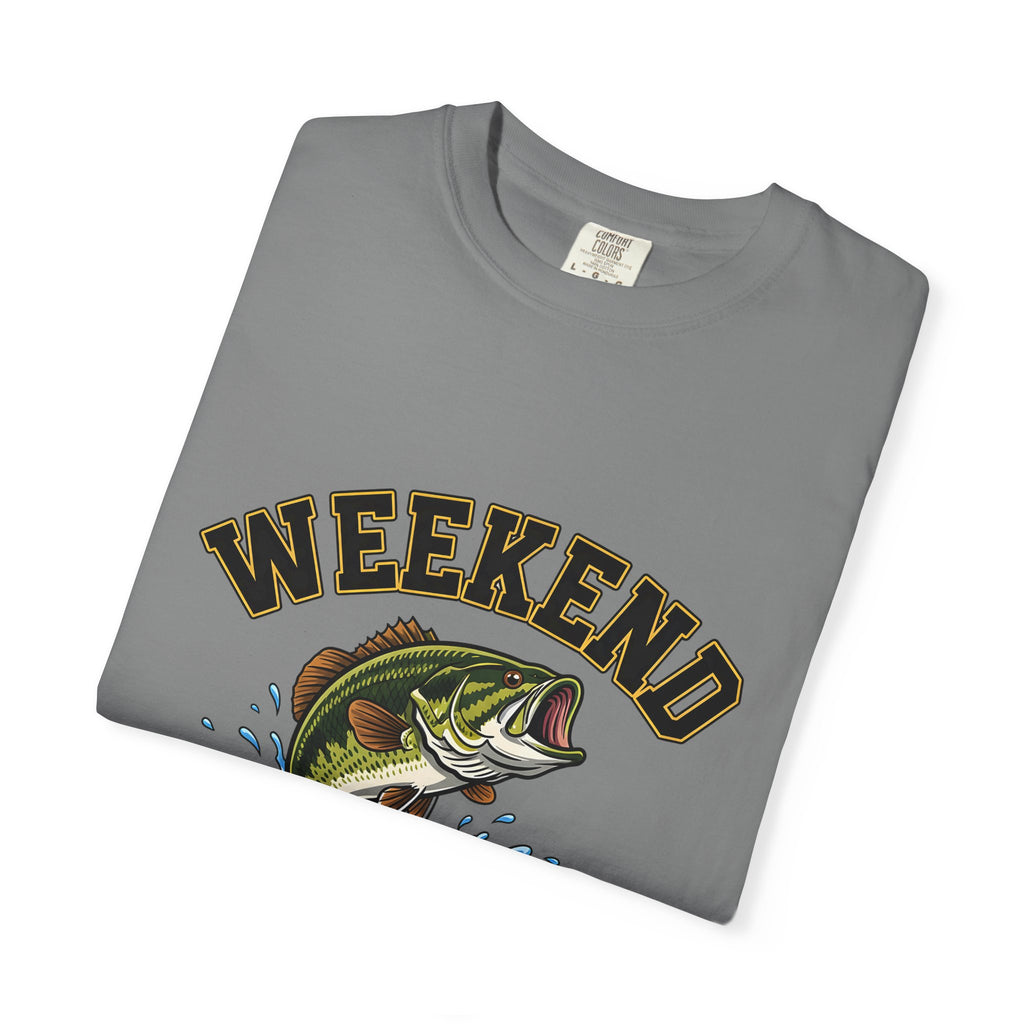 Weekend Hooker Fishing T-Shirt — Bass Graphic Tee for Anglers