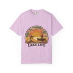Lake Life T-Shirt — Retro Sunset Fishing Graphic Tee
