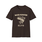 Bass Hunter Elite Vintage Fishing Angler T-Shirt