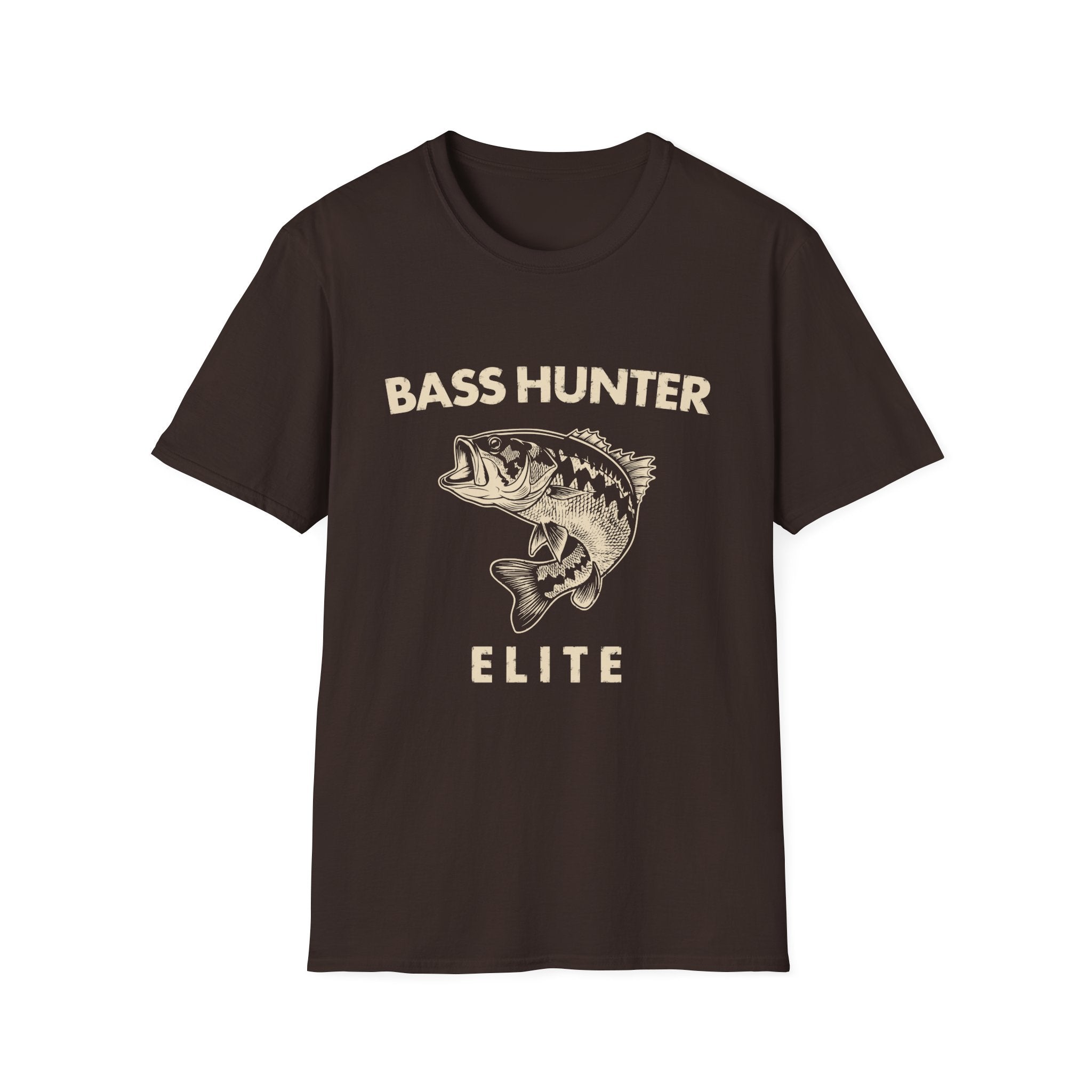 Bass Hunter Elite Vintage Fishing Angler T-Shirt
