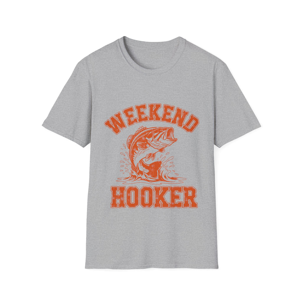 Weekend Hooker T-Shirt – Funny Bass Fishing