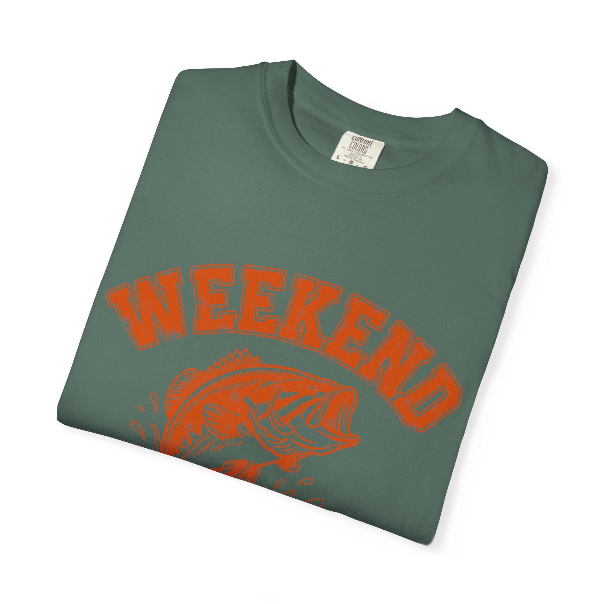 Weekend Hooker Fishing T-Shirt — Bass Graphic Tee for Anglers