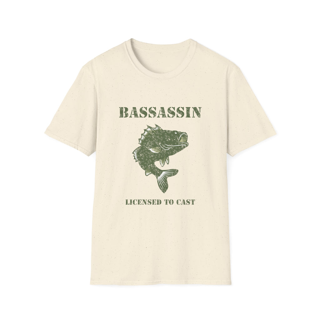 American Flag Bass Fishing T-Shirt