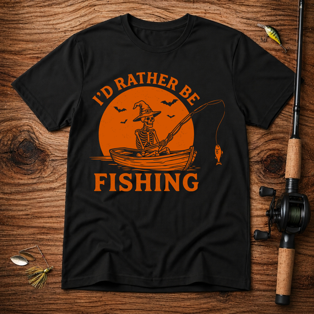 I'd Rather Be Fishing T-Shirt