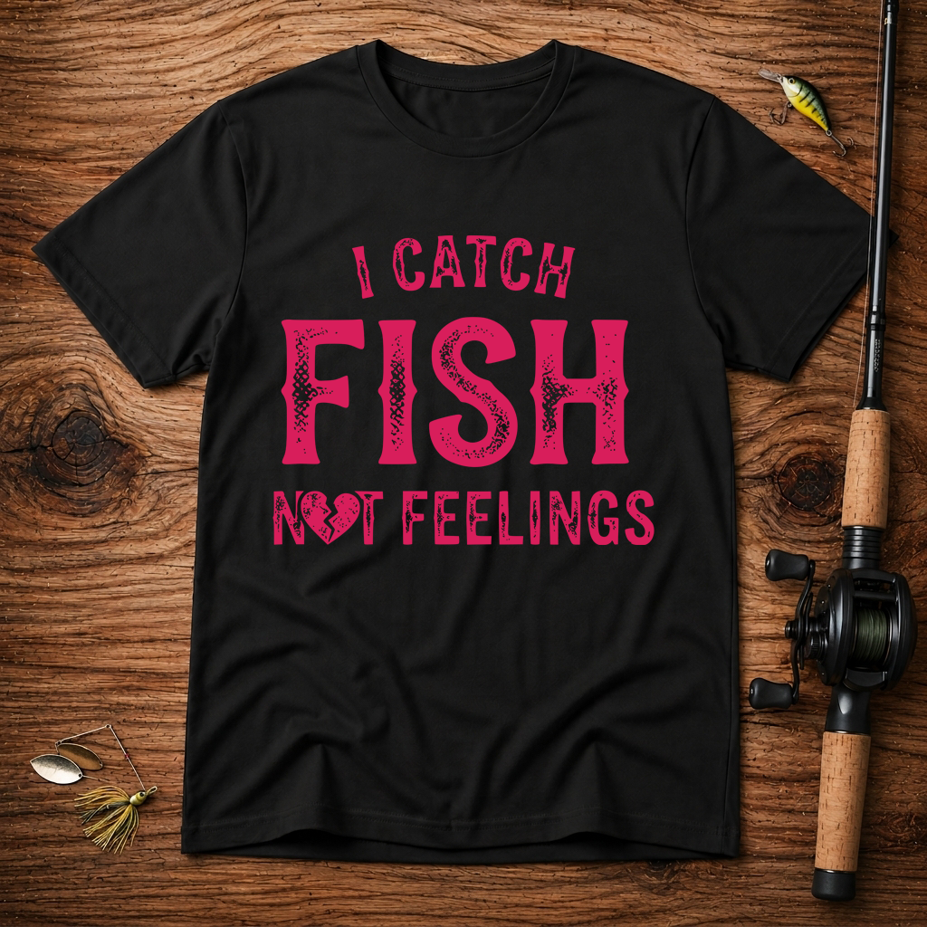 I catch fish, not feelings  T-Shirt