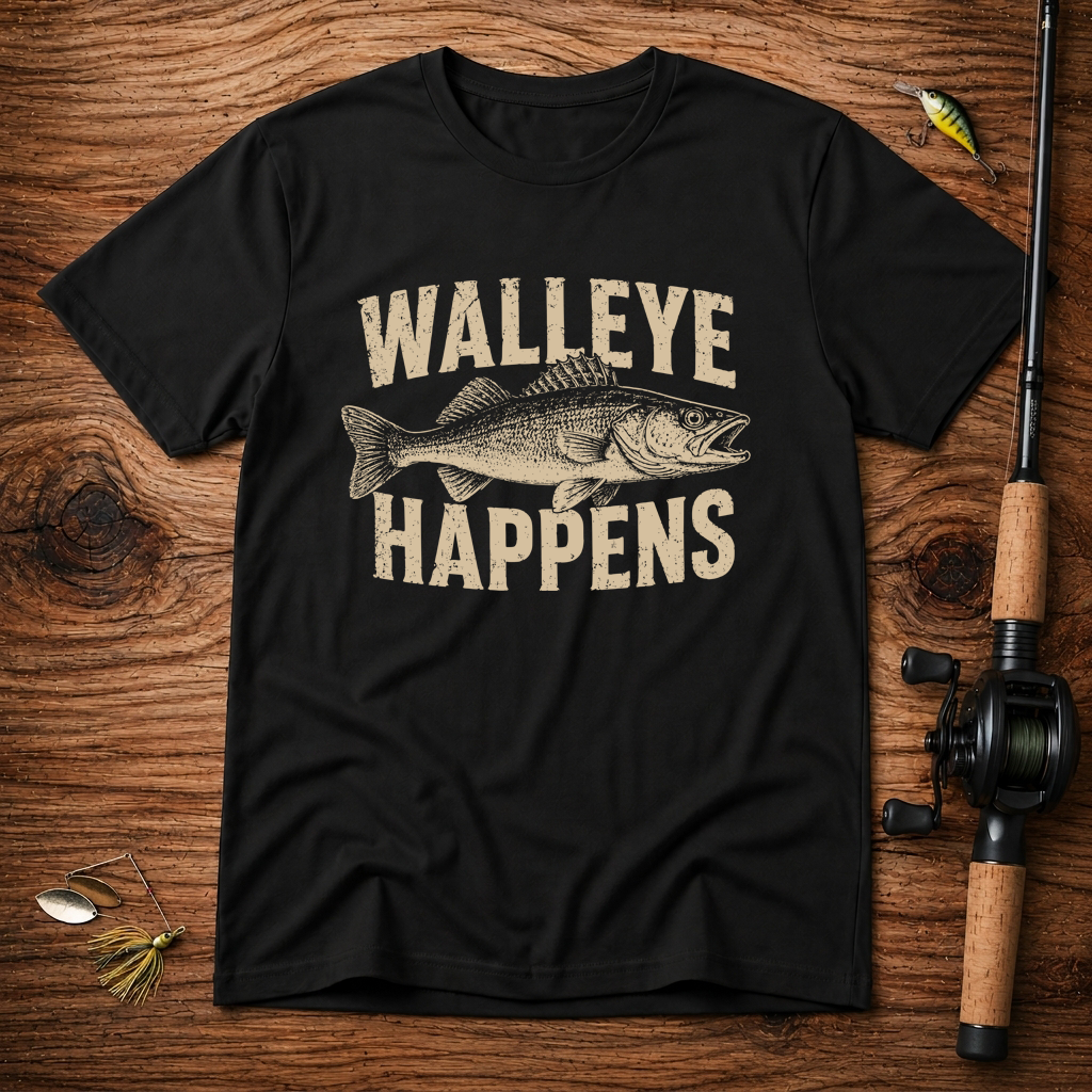 Walleye Happens T-Shirt