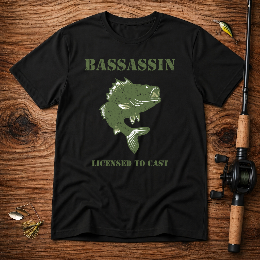 Bassassin Licensed To Cast T-Shirt