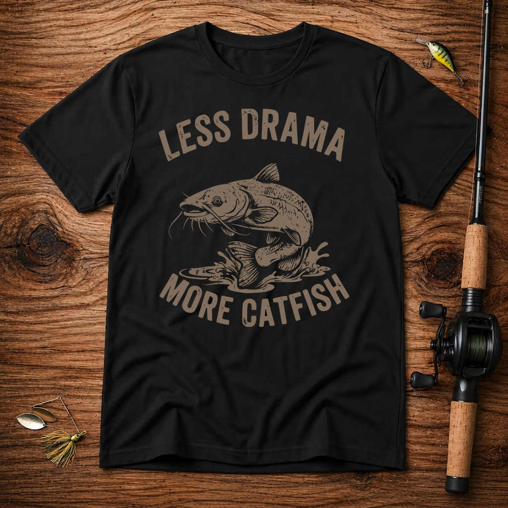 Less drama more catfish T-shirt