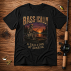 Bass-ically A Skeleton By Sunrise T-Shirt