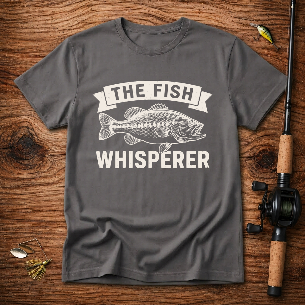 The Fish Whisperer T-Shirt – Funny Bass Fishing