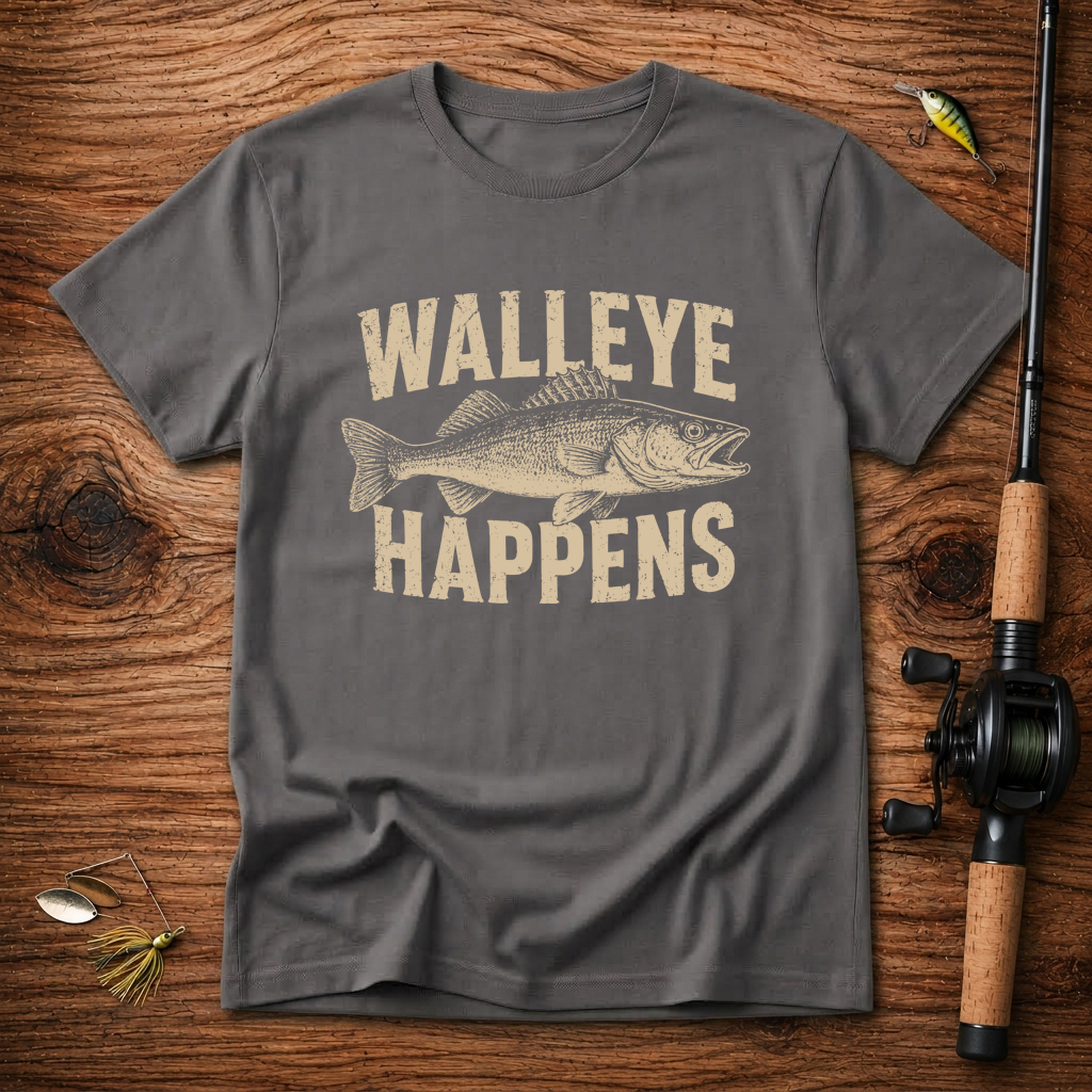 Walleye Happens T-Shirt