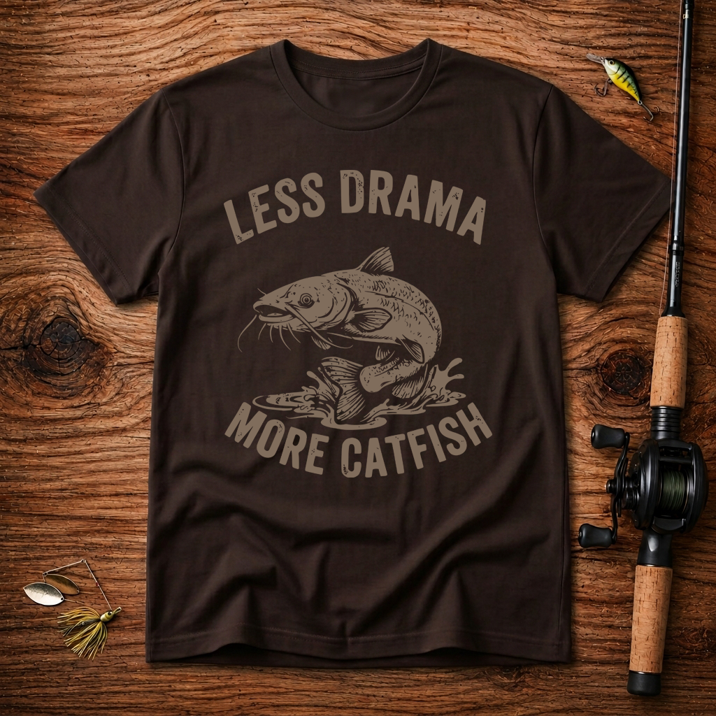 Less drama more catfish T-shirt