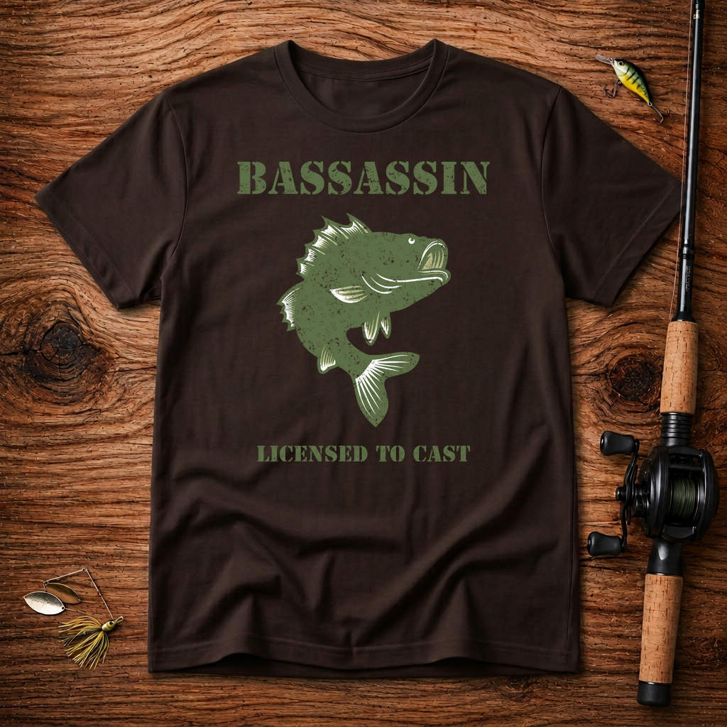Bassassin Licensed To Cast T-Shirt