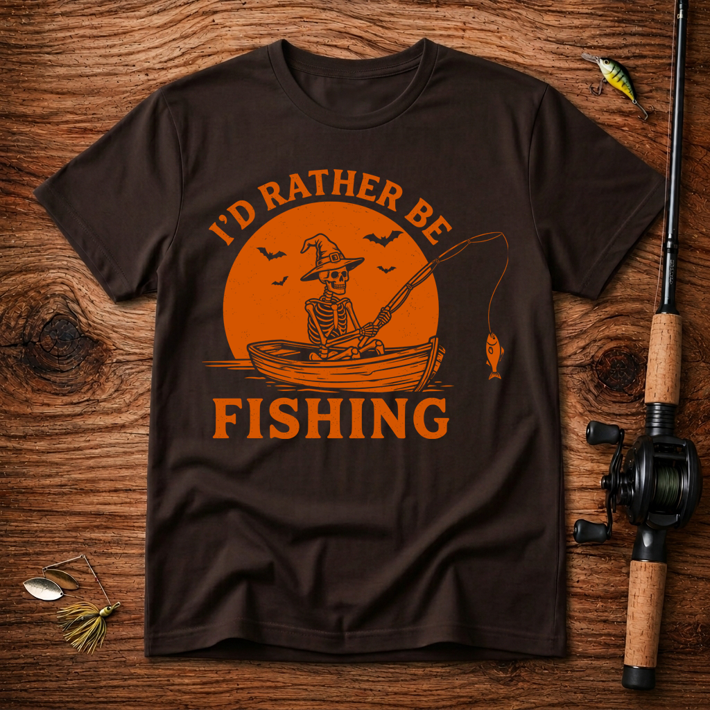I'd Rather Be Fishing T-Shirt