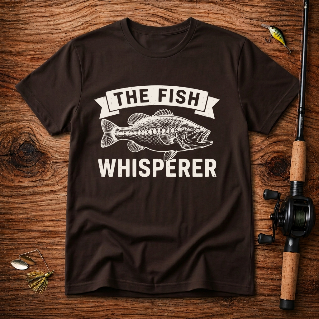 The Fish Whisperer T-Shirt – Funny Bass Fishing