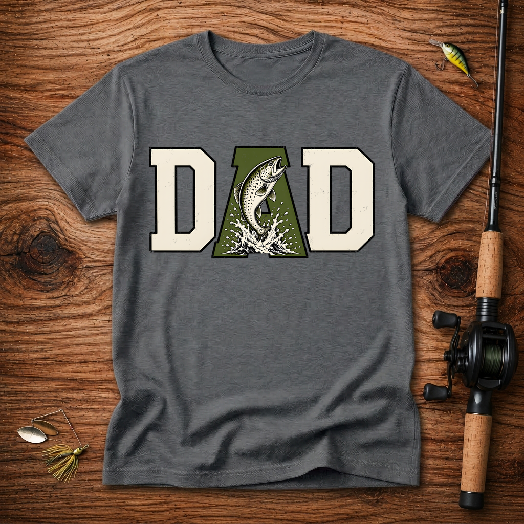 Fishing Dad Vintage T-Shirt