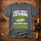 Thinking About Fishing Funny T-Shirt