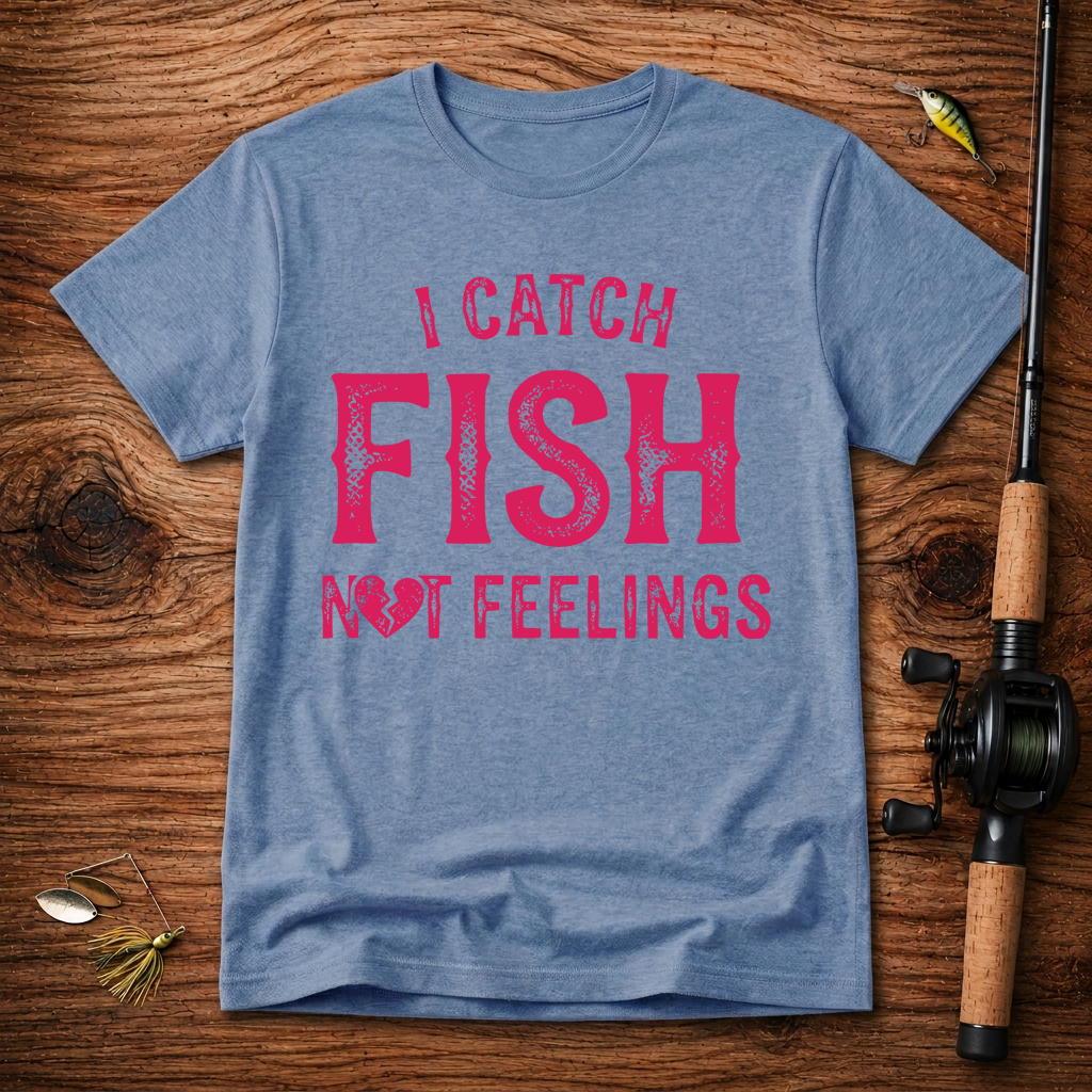 I catch fish, not feelings  T-Shirt