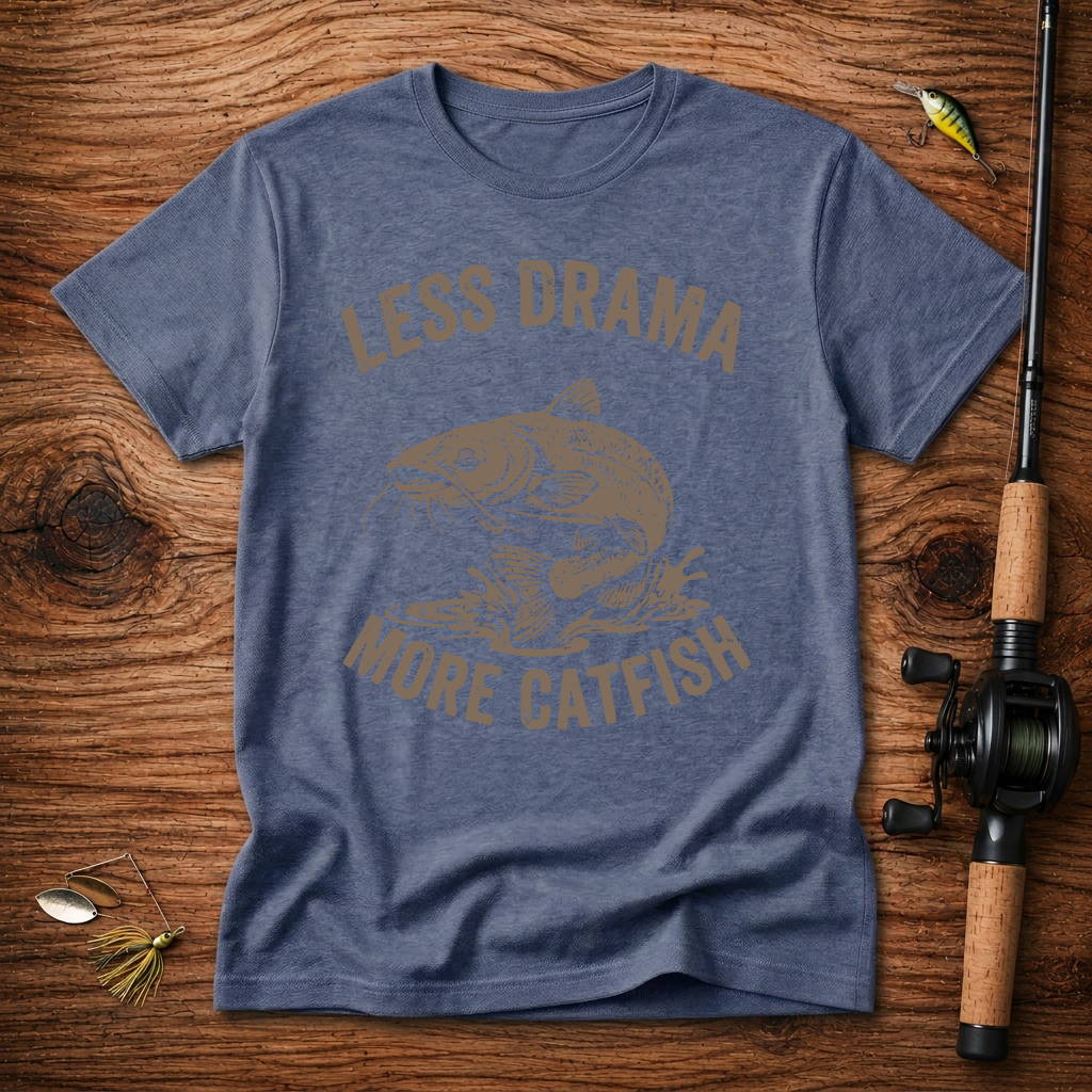 Less drama more catfish T-shirt