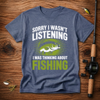 Thinking About Fishing Funny T-Shirt