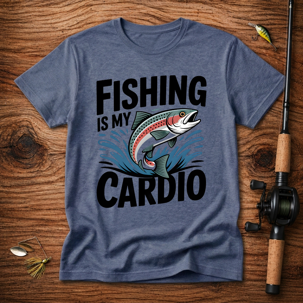 Fishing Is My Cardio T-Shirt