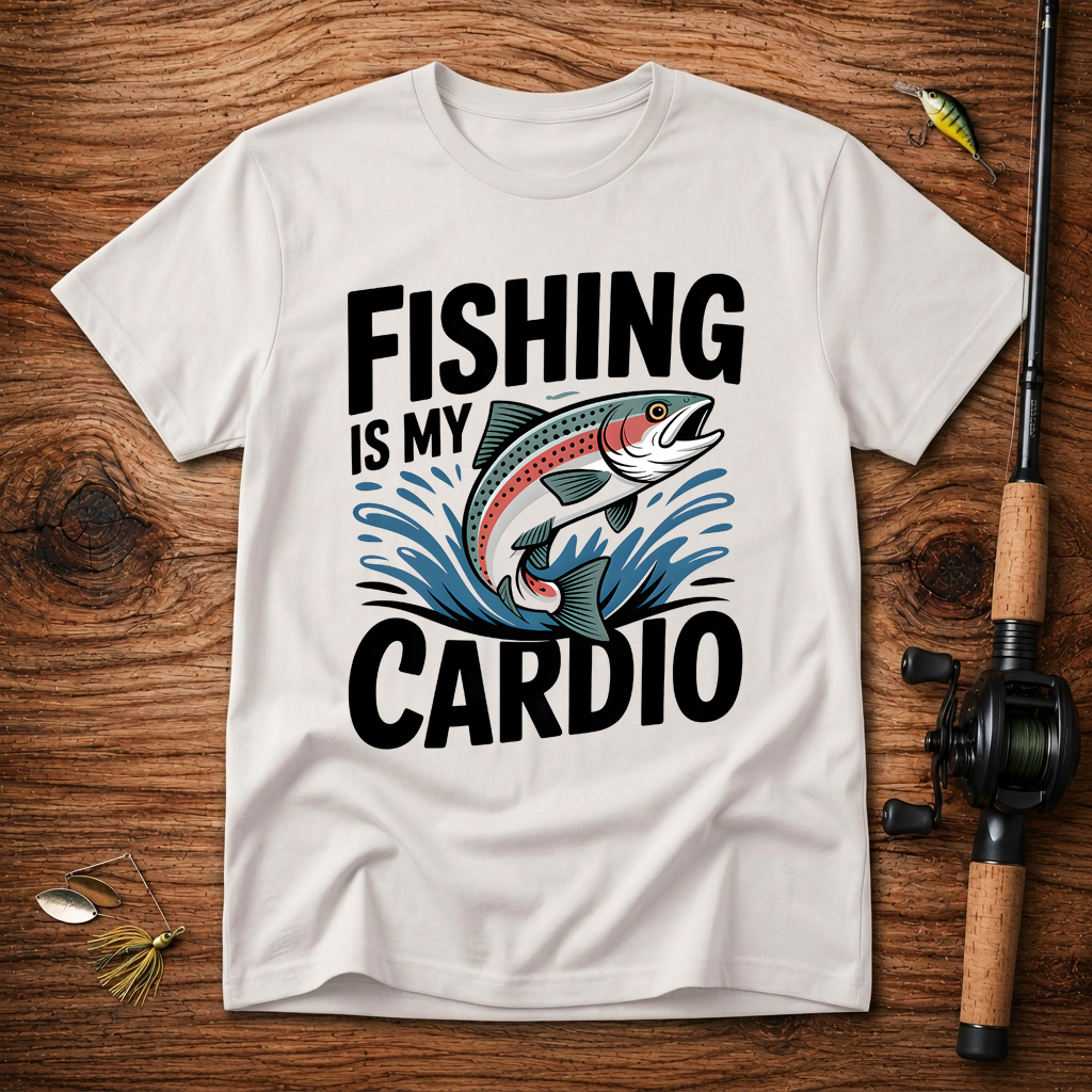 Fishing Is My Cardio T-Shirt